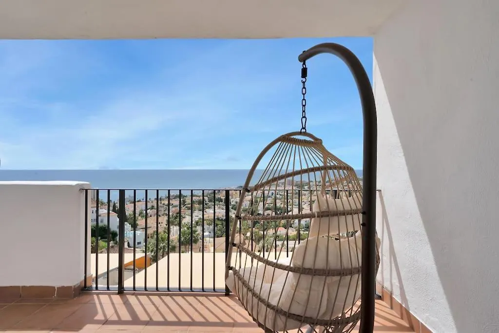 Duplex Con Terraza Y Vistas Al Mar En Mijas - Cascada De Riviera C4 Apartment Sitio de Calahonda