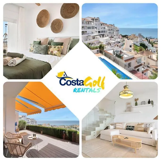 Duplex Con Terraza Y Vistas Al Mar En Mijas - Cascada De Riviera C4 Apartment Sitio de Calahonda